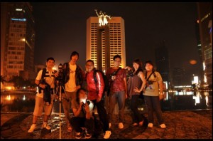 The party! @bundaran HI
