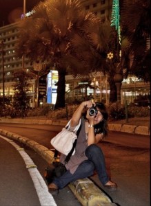 di jalur busway. haha
